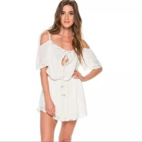 FREE PEOPLE Romance Eyelet Trim Romper - Picture 8 of 8